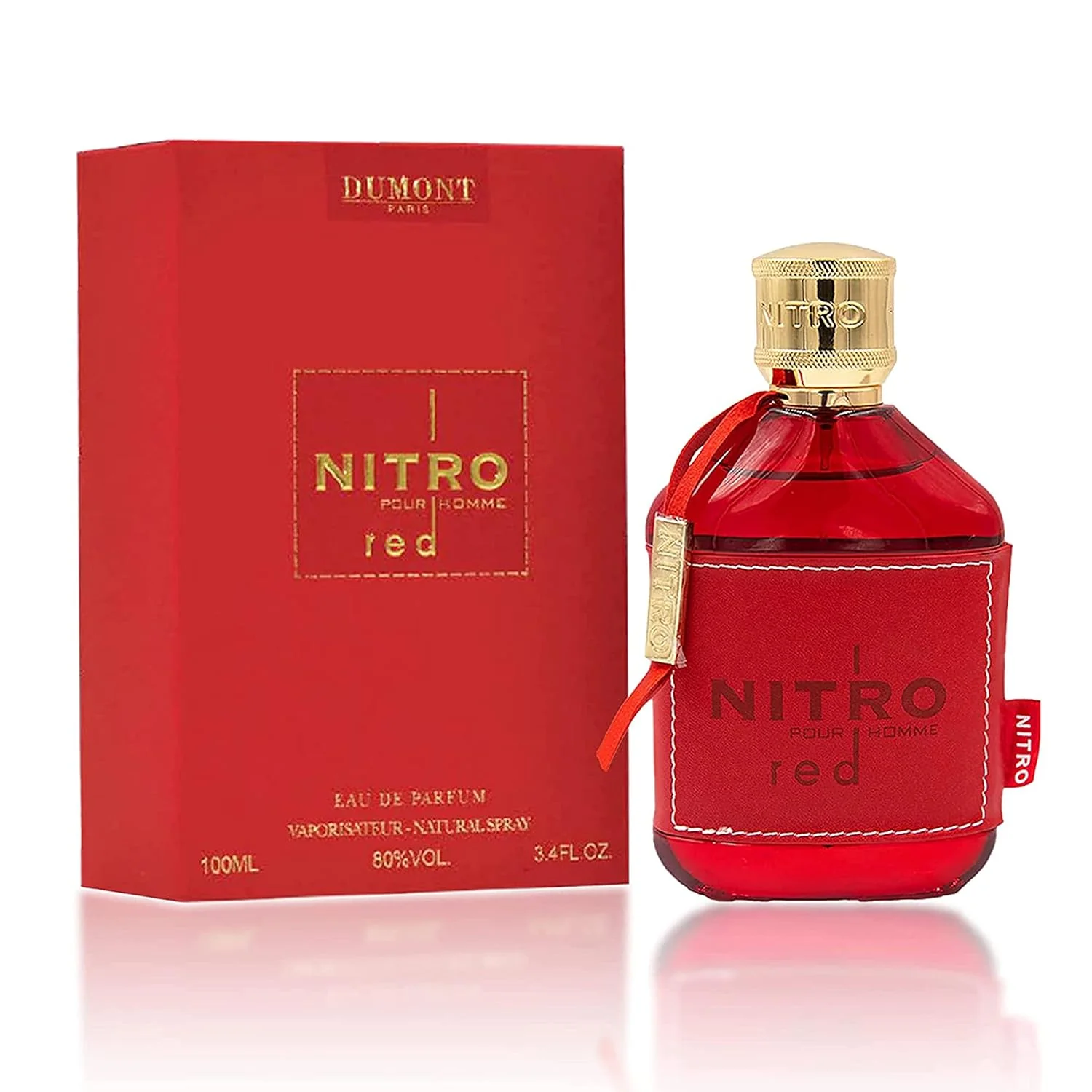 Dumont Nitro Red 100ml EDP for Men - Image 2