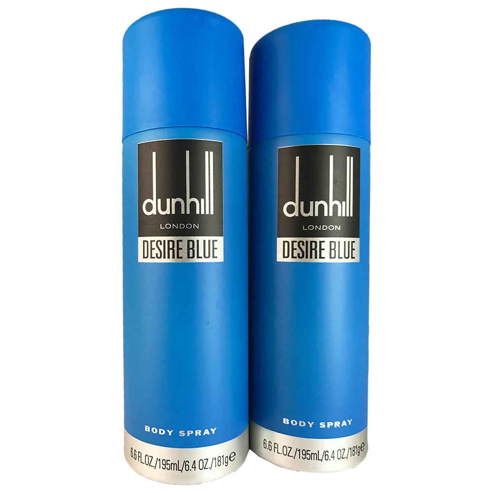 Dunhill Desire Blue 195ml Deodorant for Men (Pack of 2)
