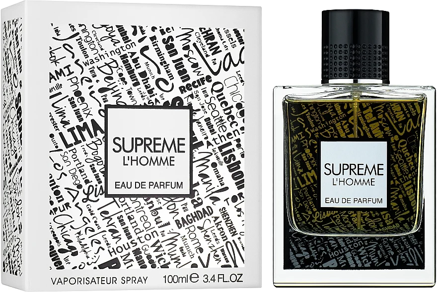 Fragrance World Supreme LHomme 100ml EDP for Men