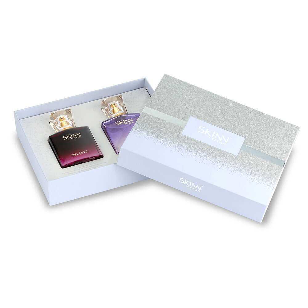 Titan Skinn Sheer and Celeste Gift Set EDP 50ml (25ml x 2) - Image 2